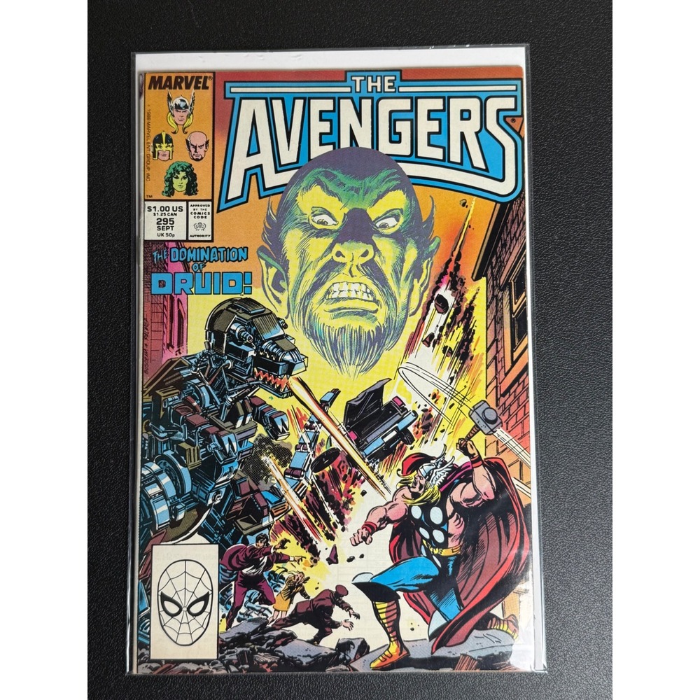 Marvel Comics The Avengers 295 Sept 1988 Domination of Druid Thor John Buscema‎